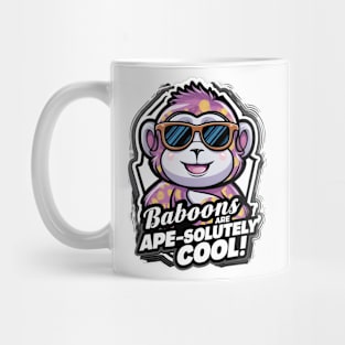 Baboons Are Ape-solutely Cool Mug